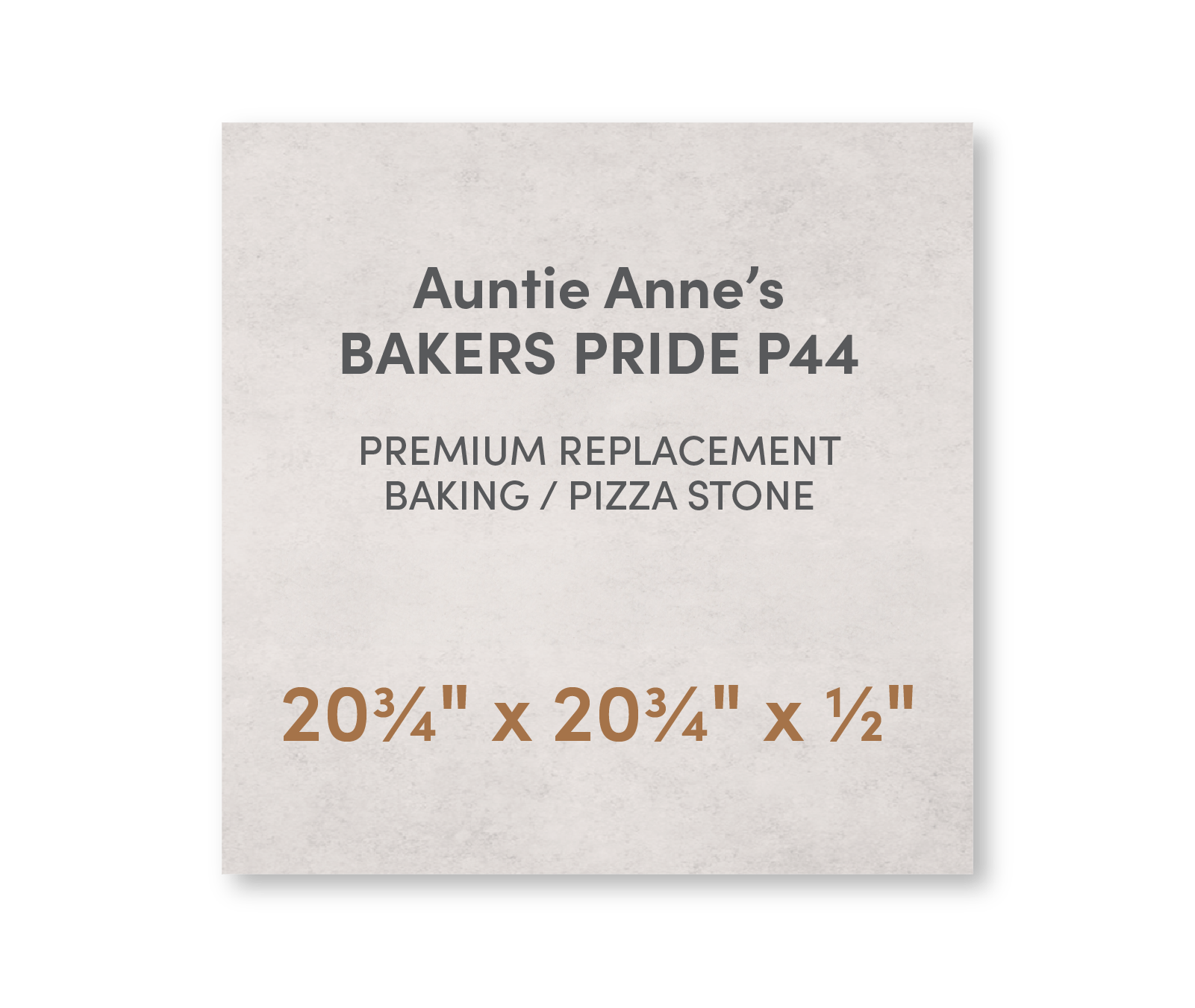 Auntie Anne's - Premium Replacement Baking / Pizza Stone for the Bakers Pride P44 Ovens