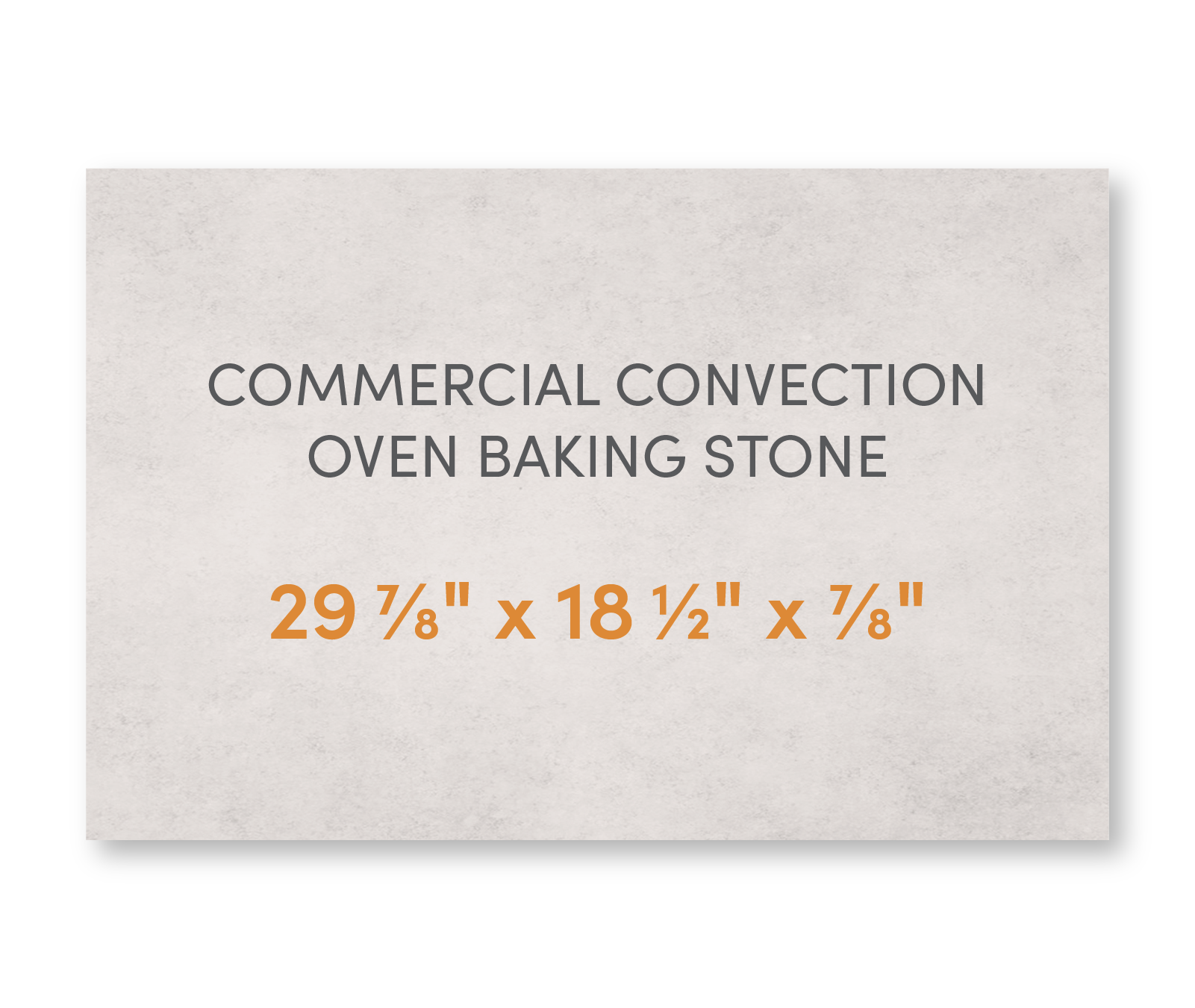 Commercial Convection Oven Baking Stone 29 7/8" x 18 1/2"