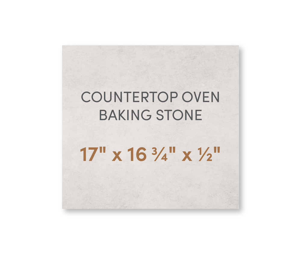 Countertop Oven Baking Stone 17" x 16 3/4" x 1/2"