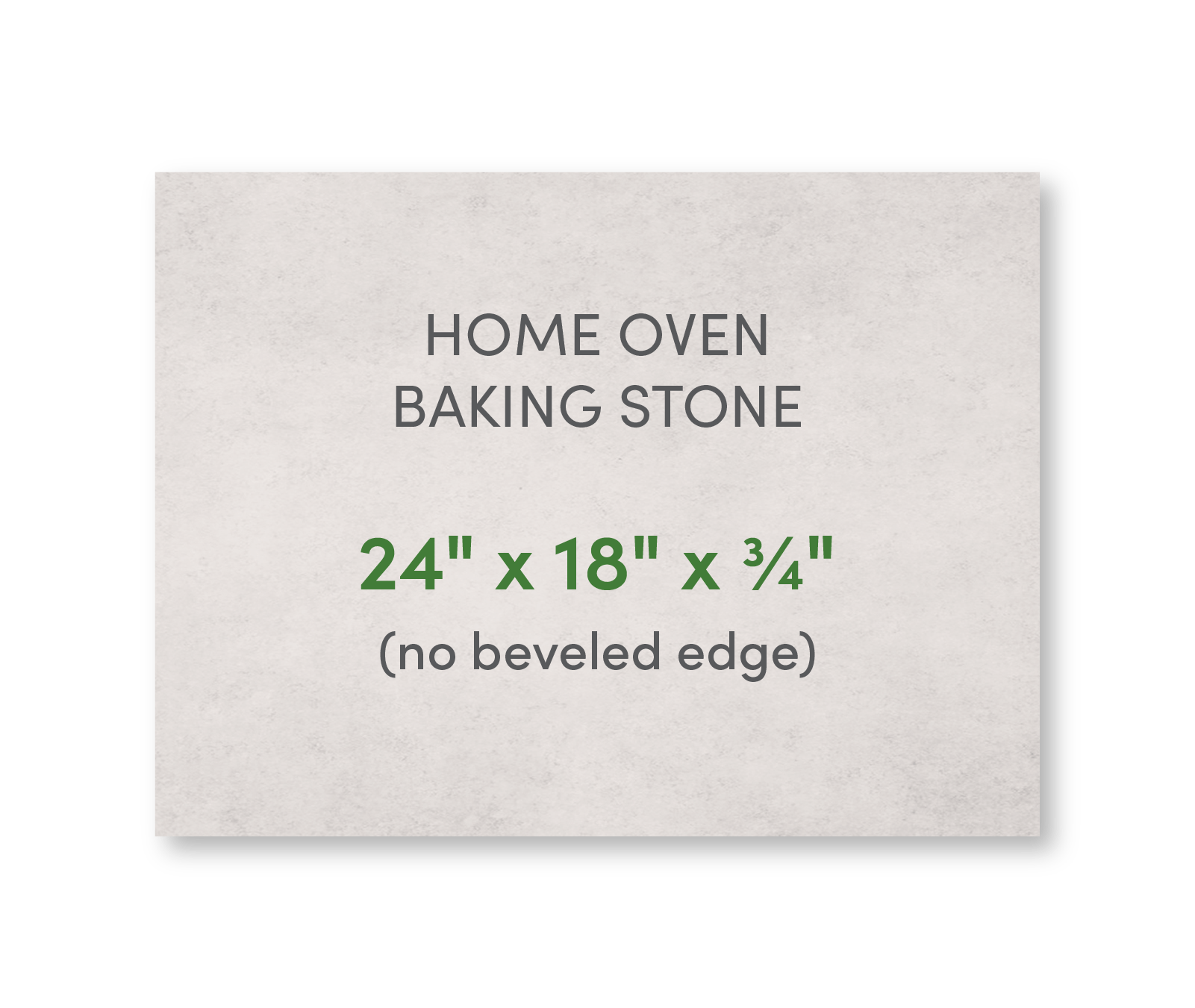 Home Oven Baking Stone 24" x 18" FibraMent