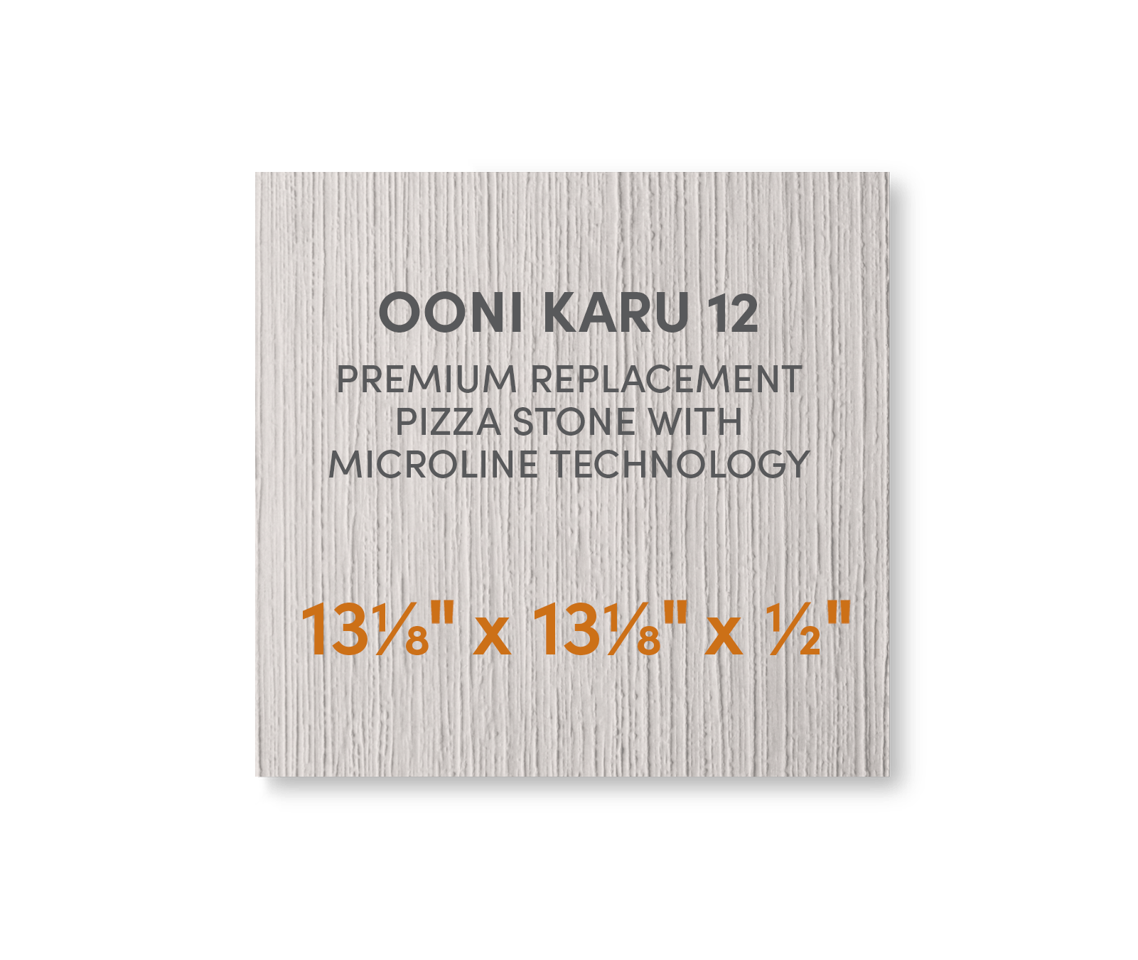 Ooni Karu 12 - FibraMent Premium Replacement Pizza Stone with MicroLin Ooni Karu 12 - FibraMent Premium Replacement Pizza Stone with MicroLin