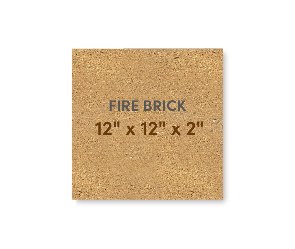 Super Duty Hard Fire Brick 12" x 12" x 2"