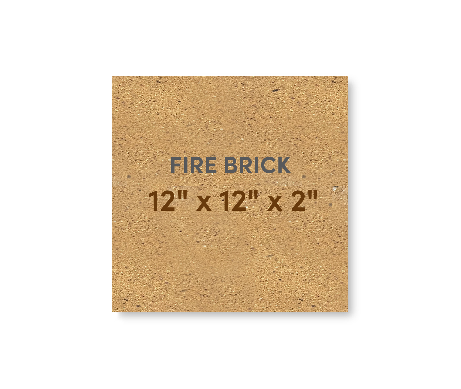 Super Duty Hard Fire Brick 12" x 12" x 2"