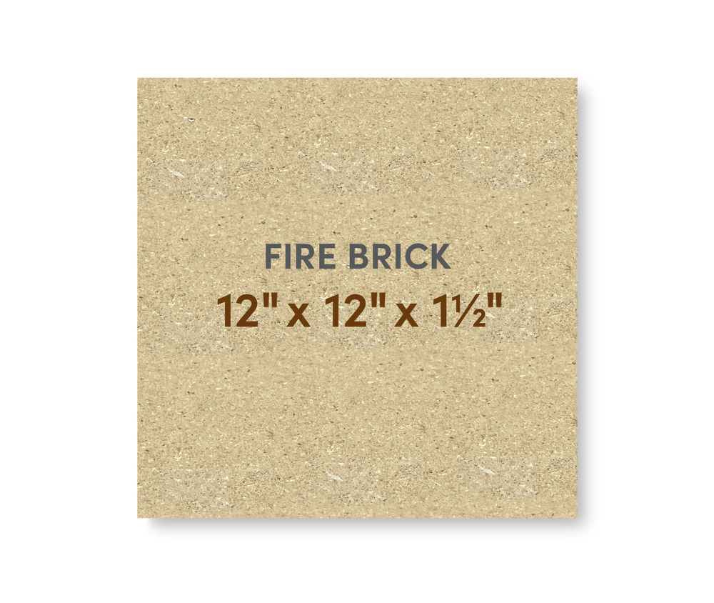 Super Duty Hard Fire Brick 12" x 12" x 1-1/2"
