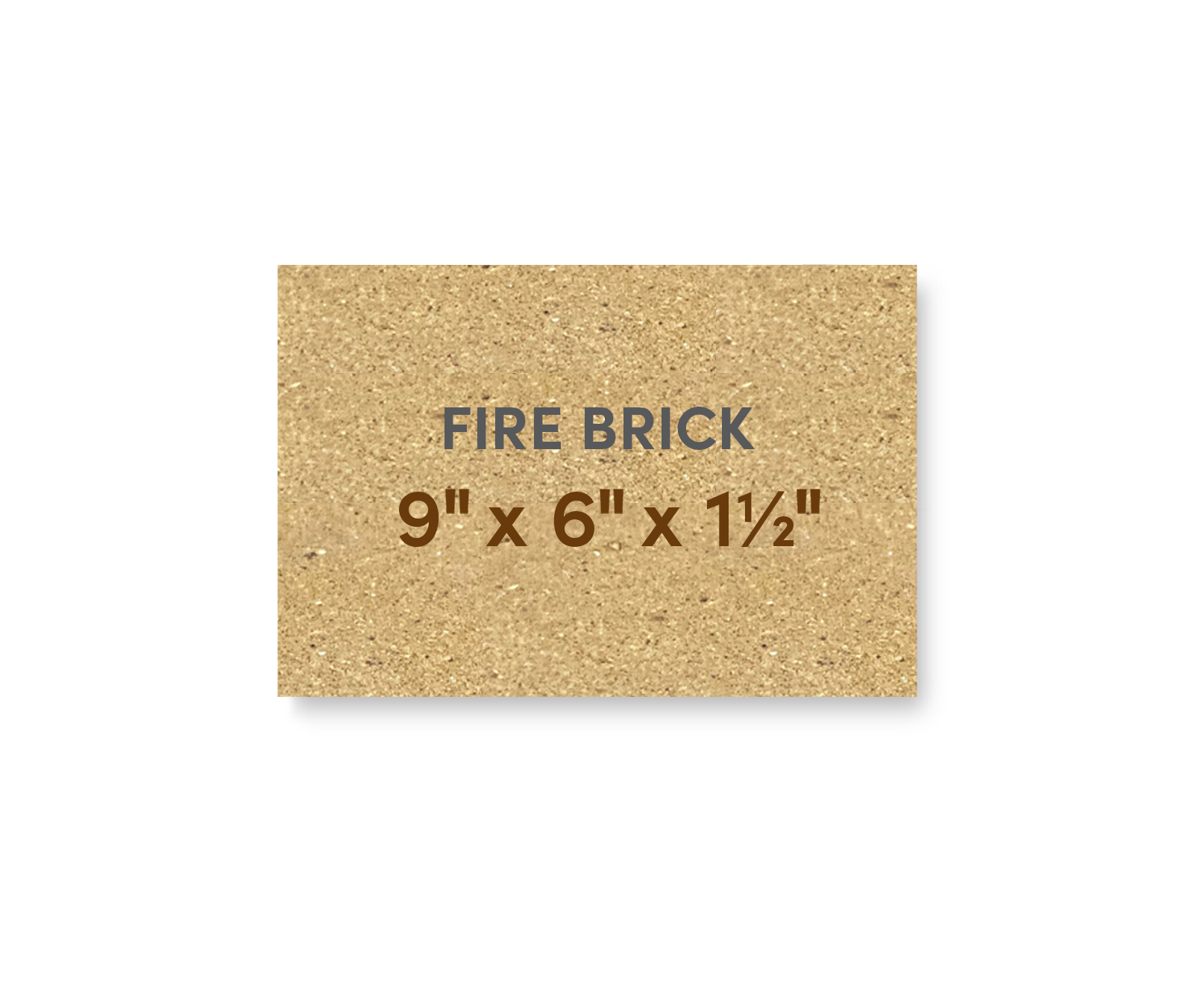 High Duty Hard Fire Brick 9" x 6" x 1-1/2"