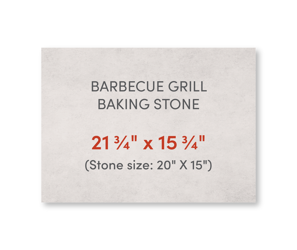Home Barbecue Grill Baking Stone 21 3/4" x 15 3/4"