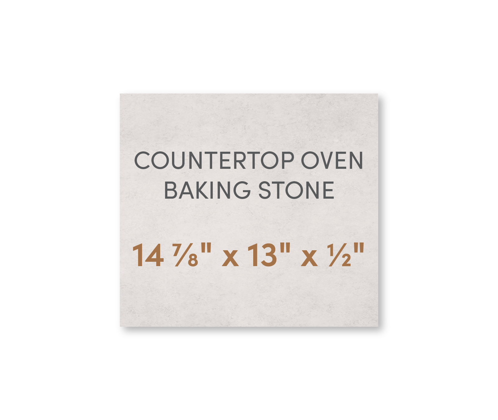 Countertop Oven Baking Stone 14 7/8" x 13" x 1/2"