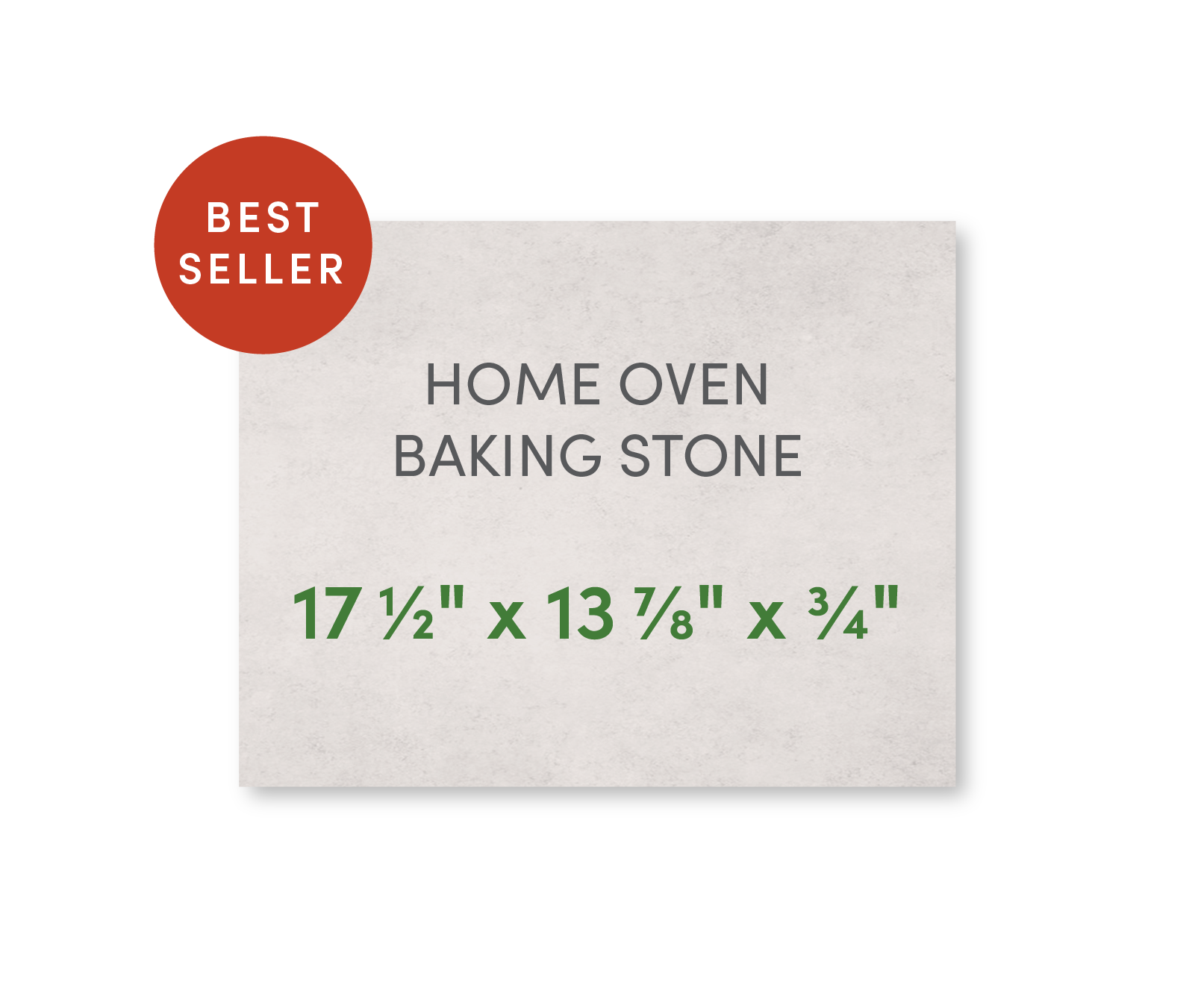 Home Oven Baking Stone 17 1/2" x 13 7/8"