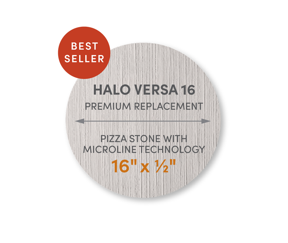 Halo Versa 16 - Premium Replacement Pizza Stone with MicroLine Technology