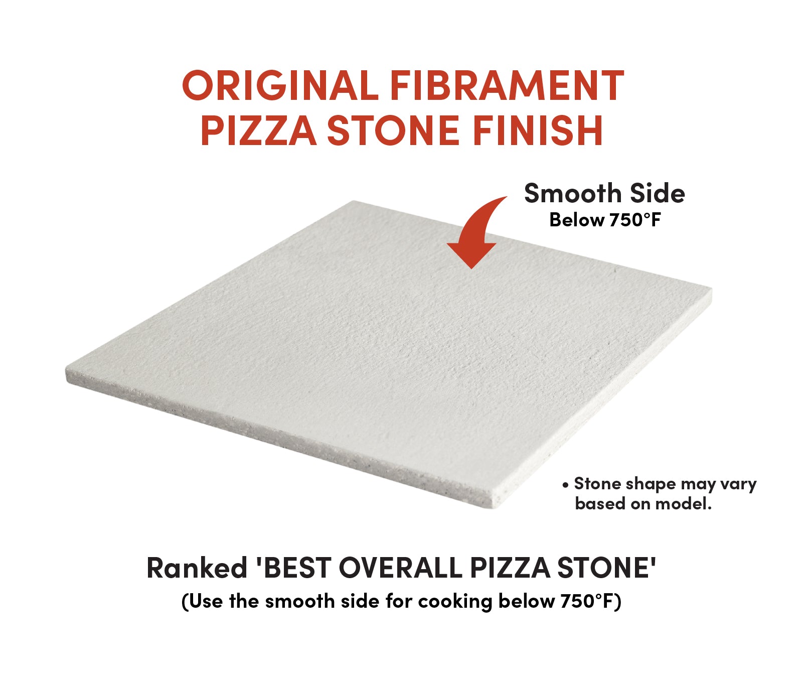 Ooni Karu 2 Pro & Karu 16 - FibraMent Premium Replacement Pizza Stone with MicroLine Technology®