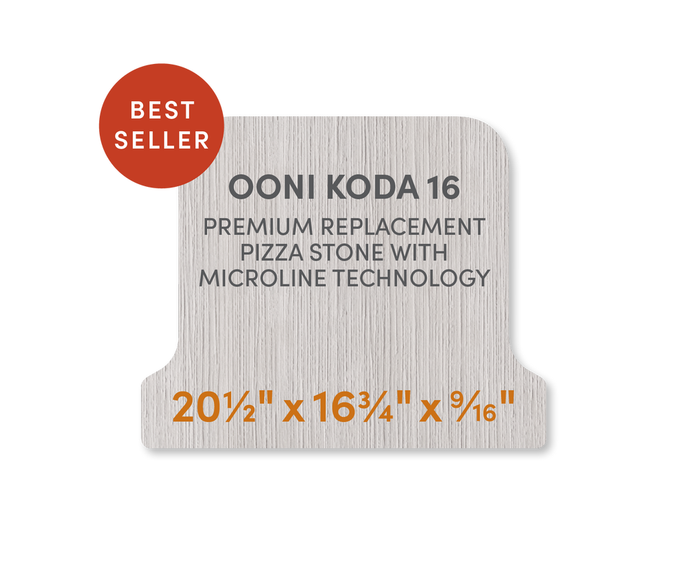 Ooni Koda 16 - FibraMent Premium Replacement Pizza Stone with MicroLine Technology.