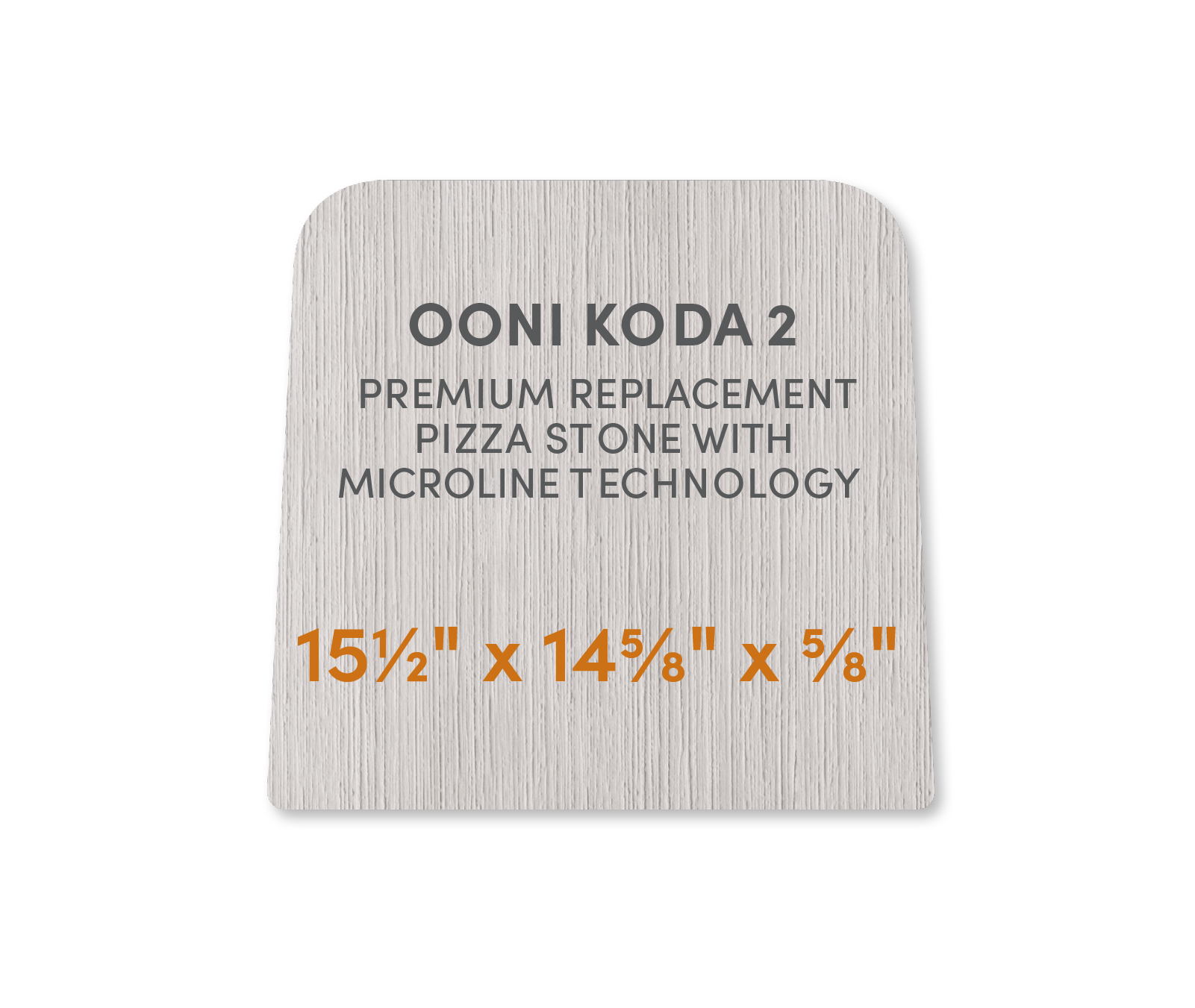 Ooni Koda 2 - Premium Replacement Pizza Stone with MicroLine Technology