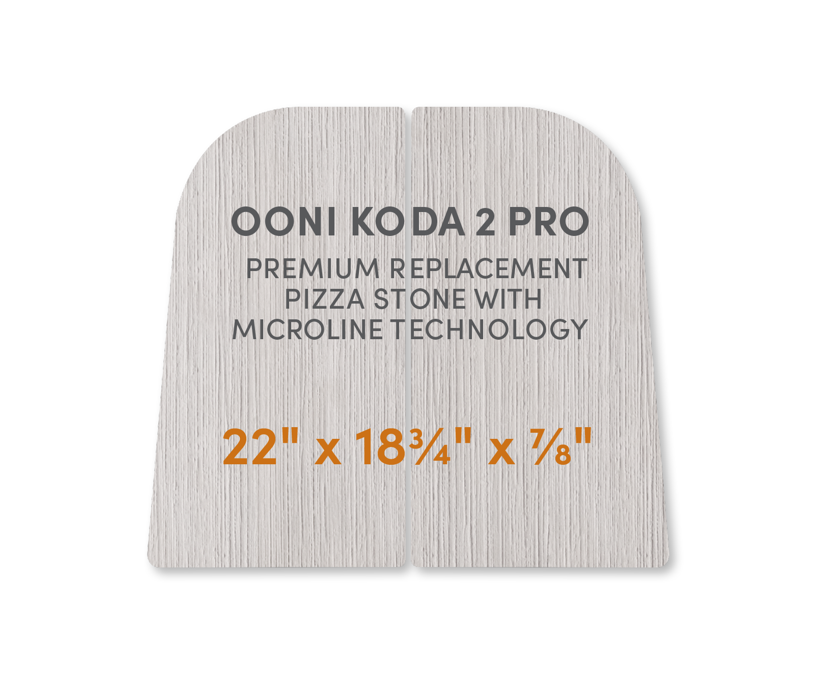 Ooni Koda 2 Pro - Premium Replacement Pizza Stone with MicroLine Technology