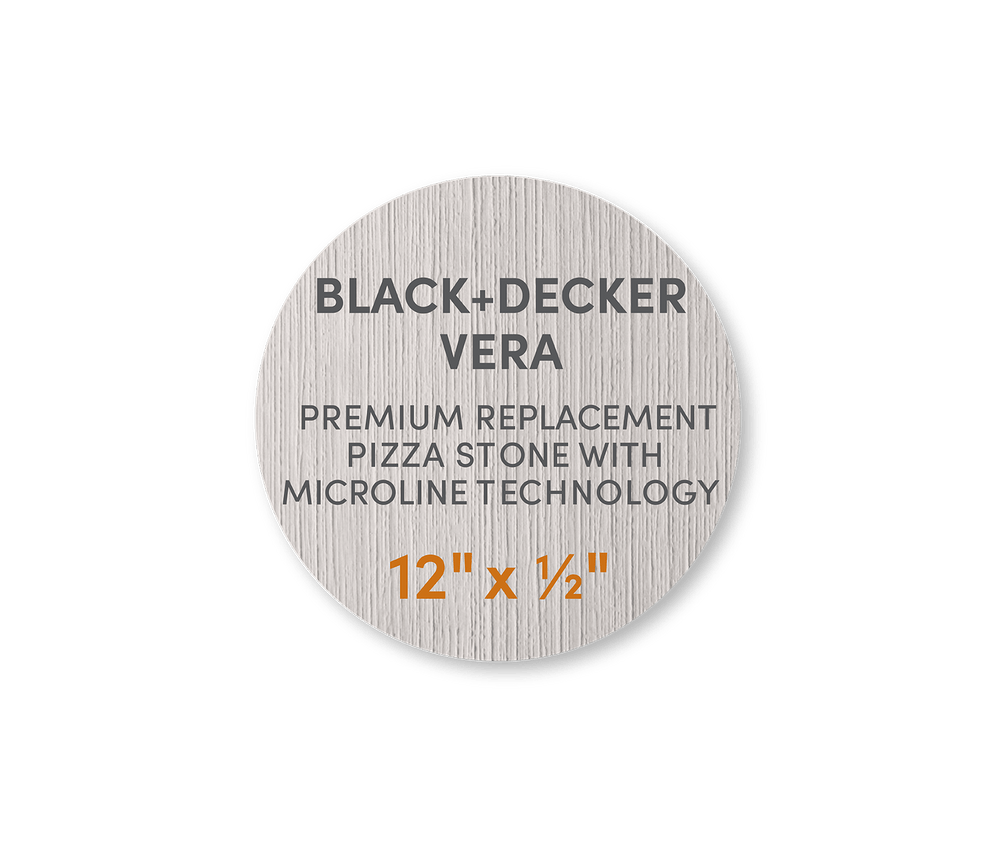 Black & Decker Vera - FibraMent Premium Replacement Pizza Stone with MicroLine Technology - FibraMent