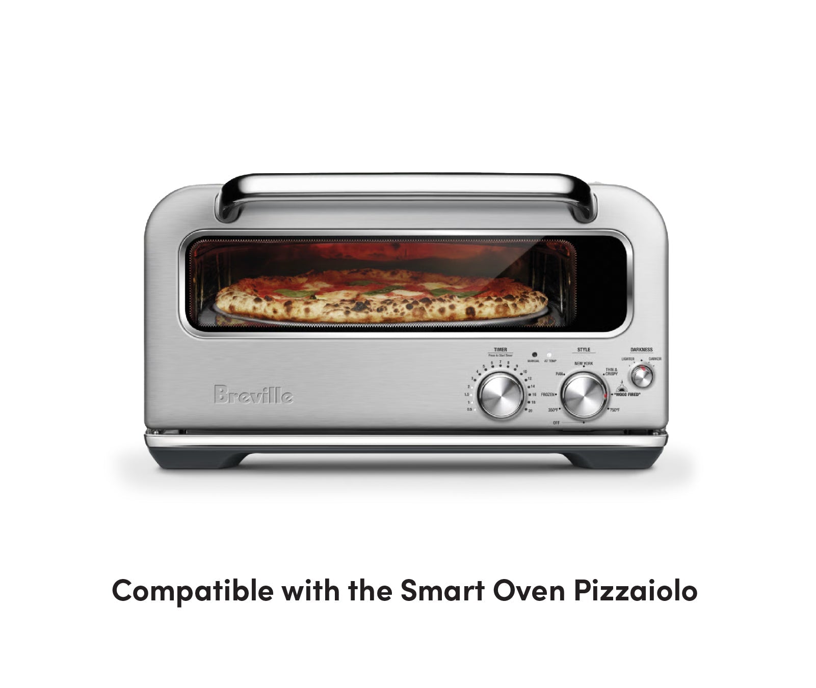 Breville Smart Oven Pizzaiolo - FibraMent Premium Replacement Pizza Stone with MicroLine Technology® - FibraMent