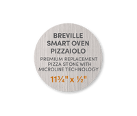 Breville Smart Oven Pizzaiolo - FibraMent Premium Replacement Pizza Stone with MicroLine Technology® - FibraMent