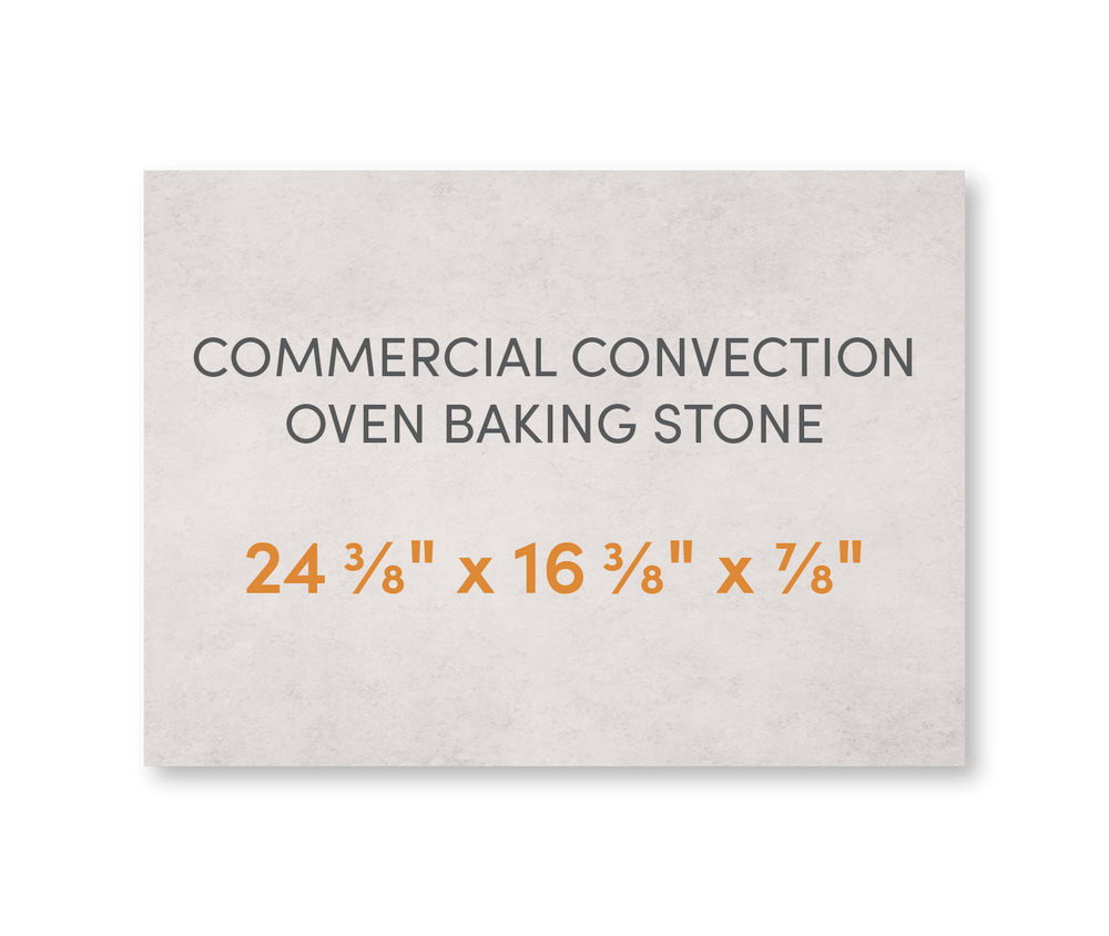 Commercial Convection Oven Baking Stone 24 3/8" x 16 3/8" - FibraMent