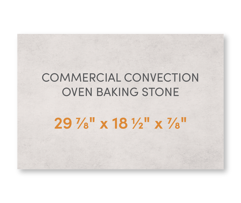 Commercial Convection Oven Baking Stone 29 7/8" x 18 1/2" - FibraMent