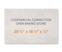 Commercial Convection Oven Baking Stone 29 7/8" x 18 1/2" - FibraMent