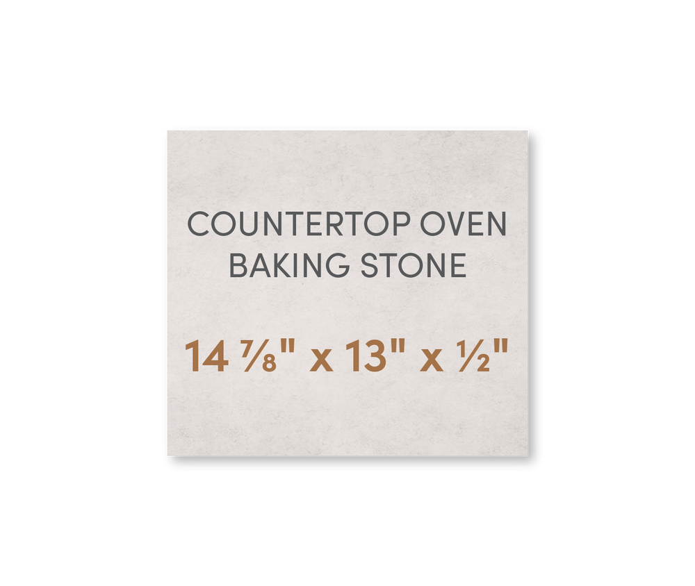 Countertop Oven Baking Stone 14 7/8" x 13" x 1/2" - FibraMent