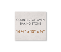 Countertop Oven Baking Stone 14 7/8" x 13" x 1/2" - FibraMent