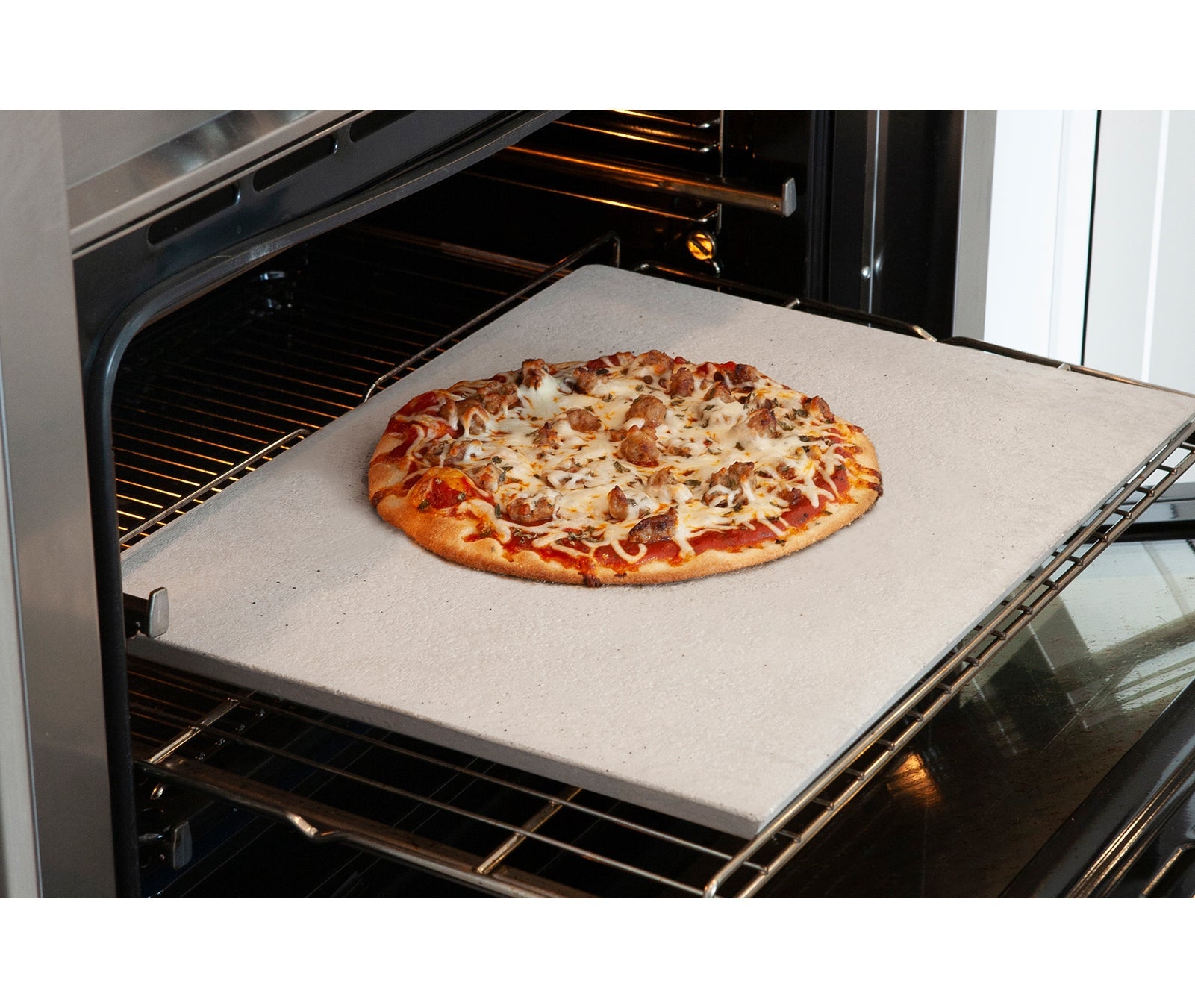 Countertop Oven Baking Stone 14 7/8" x 13" x 1/2" - FibraMent