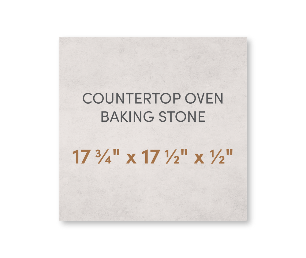 Countertop Oven Baking Stone 17 3/4" x 17 1/2" x 1/2" - FibraMent