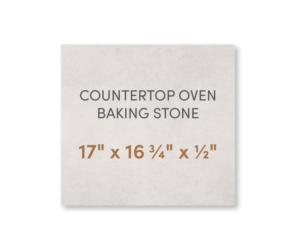 Countertop Oven Baking Stone 17" x 16 3/4" x 1/2" - FibraMent