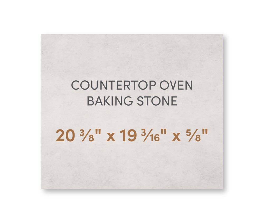 Countertop Oven Baking Stone 20 3/8" x 19 3/16" x 5/8" - FibraMent