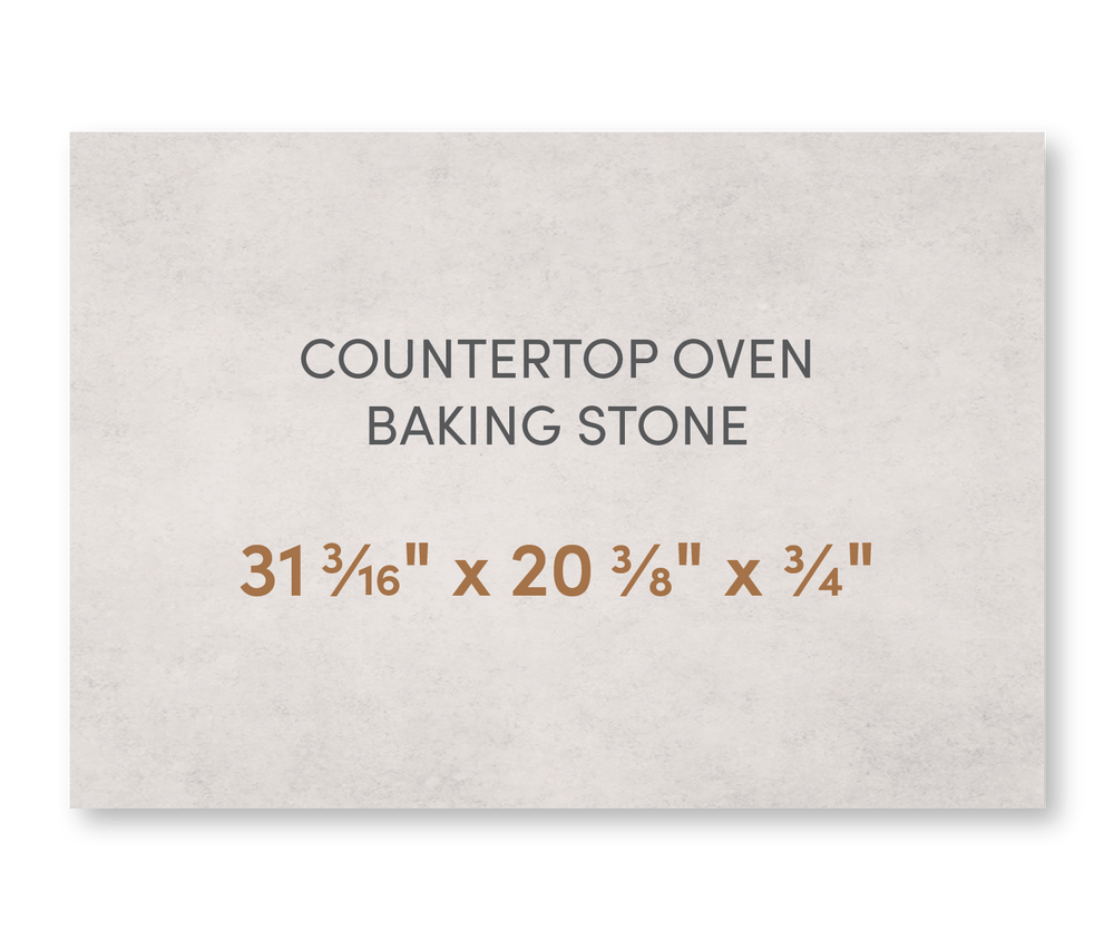 Countertop Oven Baking Stone 31 3/16" x 20 3/8" x 3/4" - FibraMent