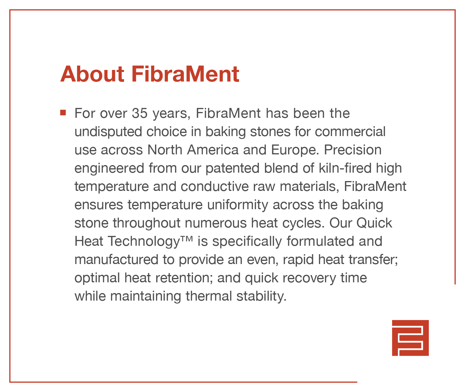 FibraMent Premium Replacement Baking / Pizza Stone for Baker's Pride Y - 800, Y - 802 and FC - 816 Ovens - FibraMent