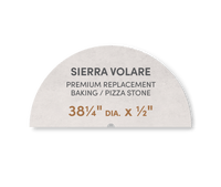 FibraMent Premium Replacement Baking / Pizza Stone for the Sierra Volare Oven (Thinner) - FibraMent