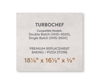 FibraMent Premium Replacement Baking / Pizza Stone for TurboChef Double and Single Batch Ovens - FibraMent