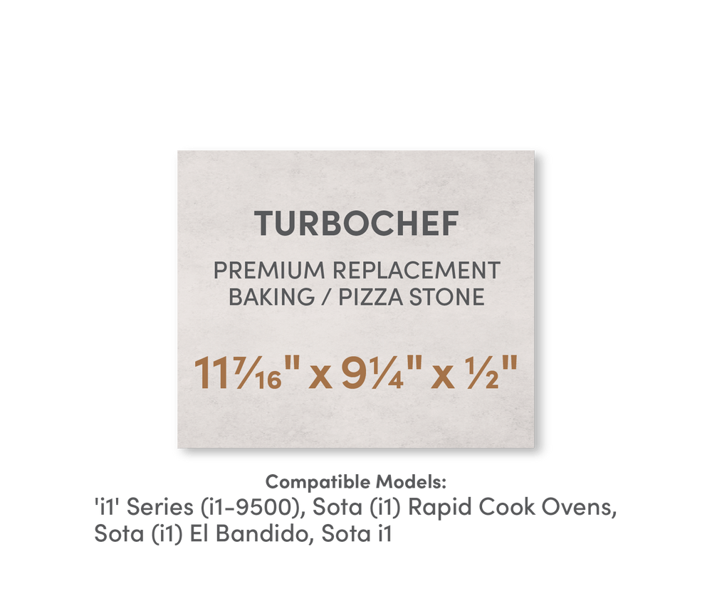 FibraMent Premium Replacement Baking / Pizza Stone for TurboChef 'i1' Series Ovens - FibraMent