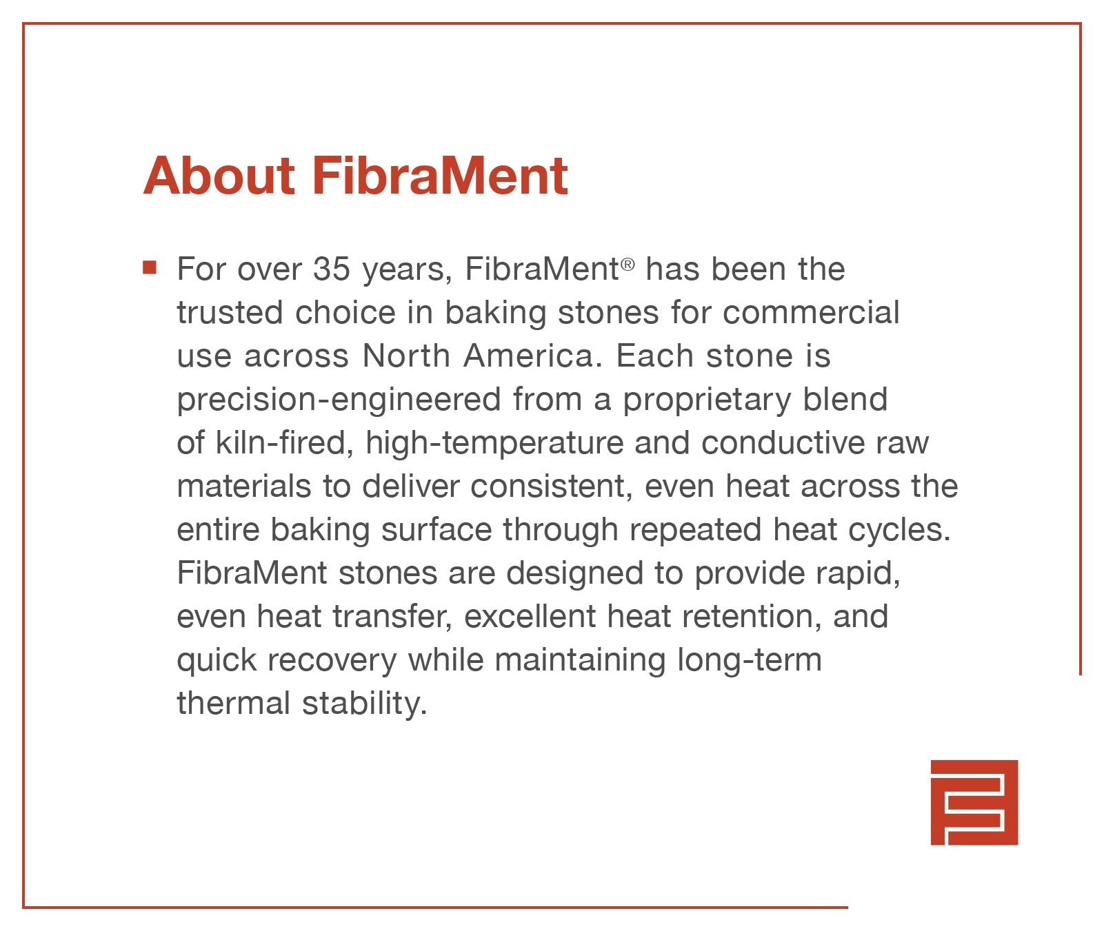 FibraMent Premium Replacement Baking / Pizza Stone for TurboChef 'i1' Series Ovens - FibraMent