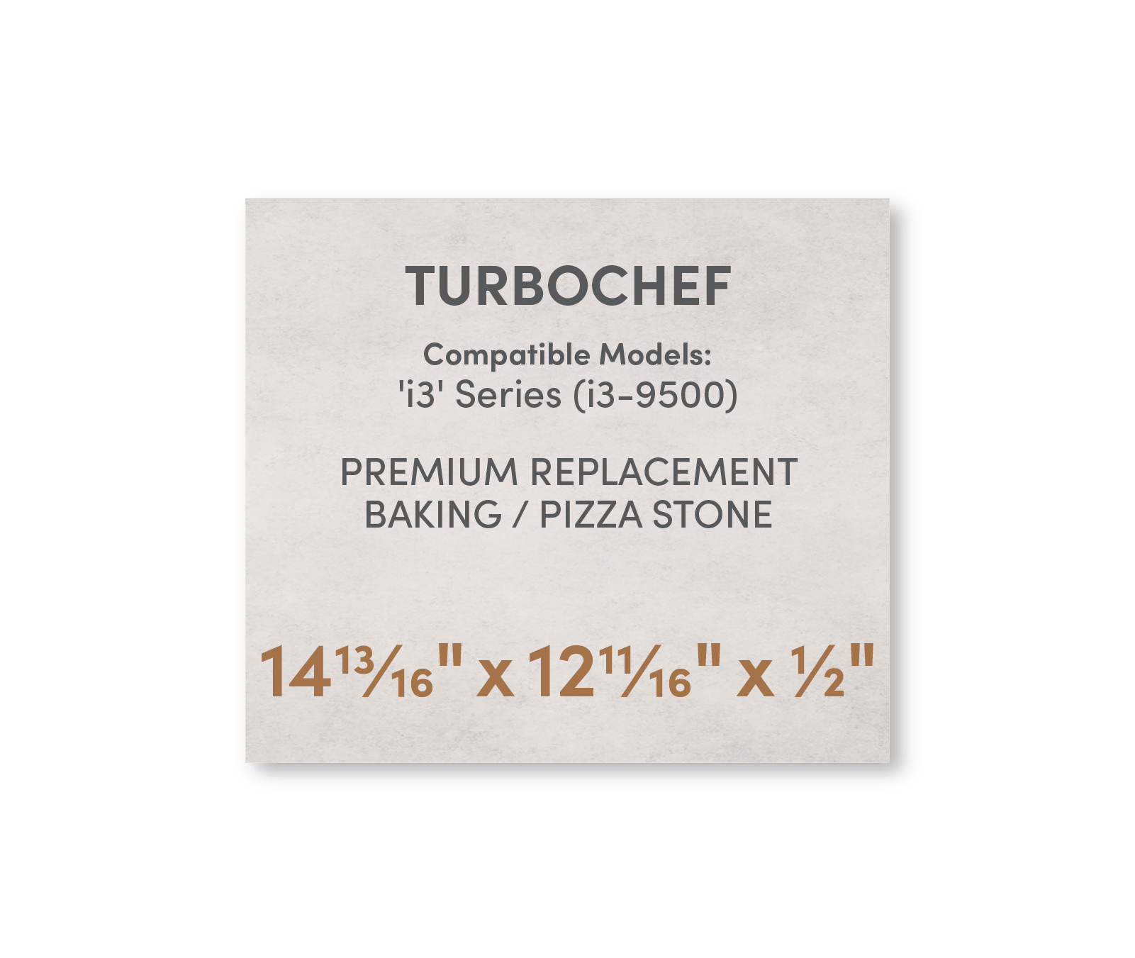 FibraMent Premium Replacement Baking / Pizza Stone for TurboChef 'i3' Series Ovens - FibraMent