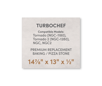 FibraMent Premium Replacement Baking / Pizza Stone for TurboChef Tornado, Tornado 2, NGC and NGC2 Ovens - FibraMent