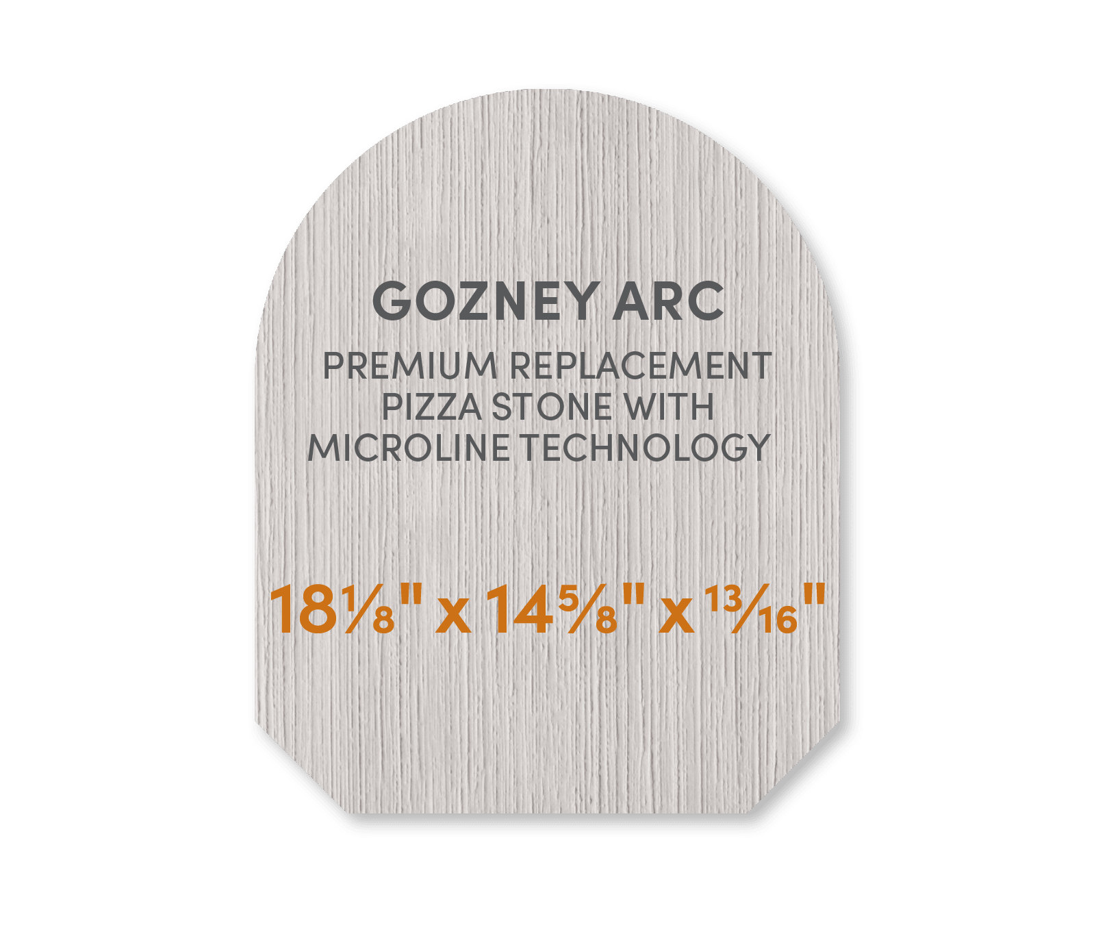 Gozney ARC - FibraMent Premium Replacement Pizza Stone with MicroLine Technology® - FibraMent