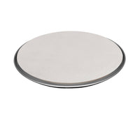 Home Barbecue Grill Baking Stone 17" Diameter with Pizza Peel and Cutter - FibraMent