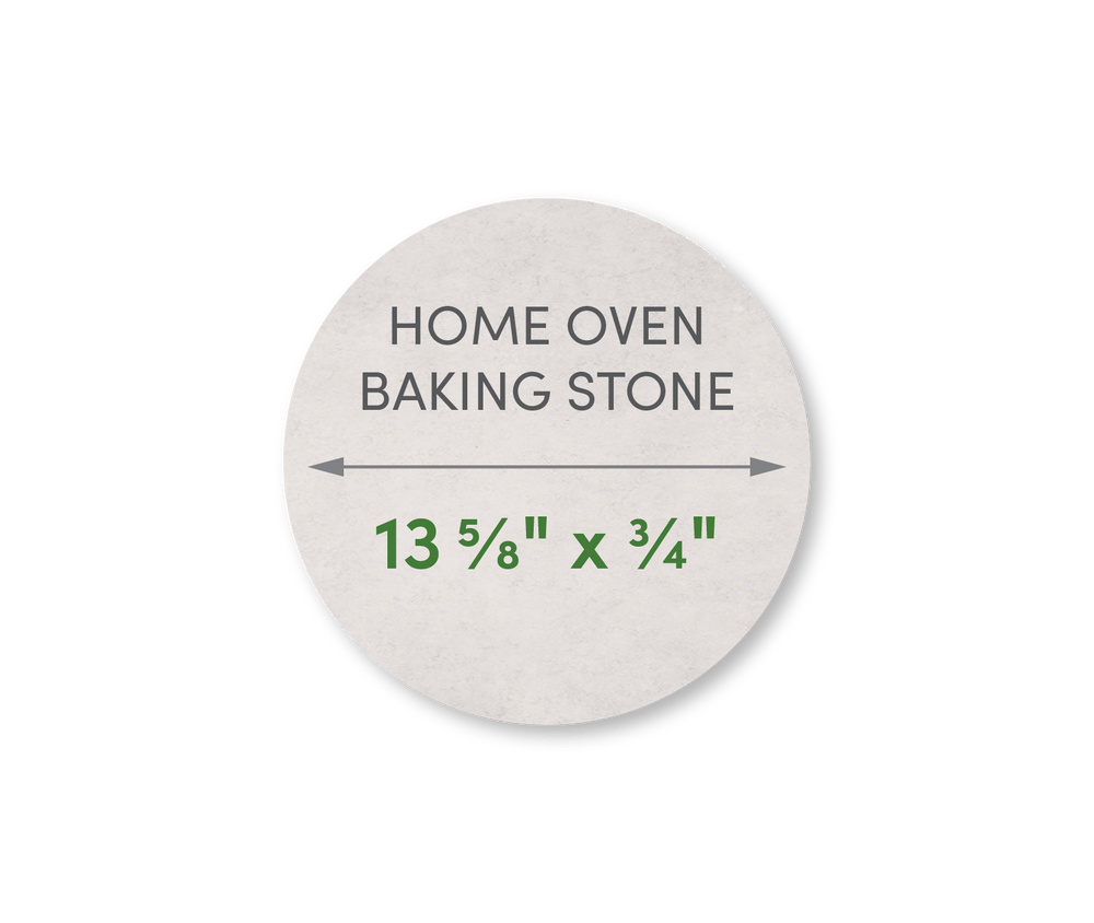 Home Oven Baking Stone 13 5/8" Diameter - FibraMent