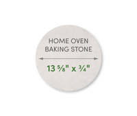 Home Oven Baking Stone 13 5/8" Diameter - FibraMent