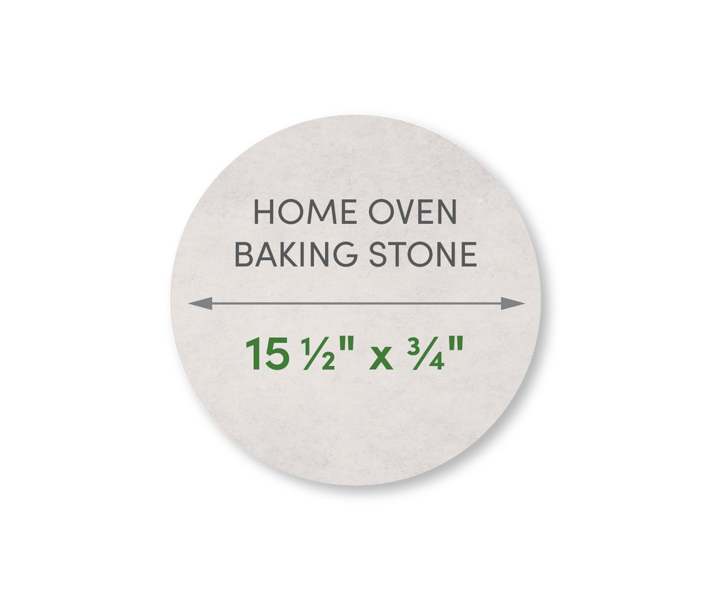 Home Oven Baking Stone 15 1/2" Diameter - FibraMent