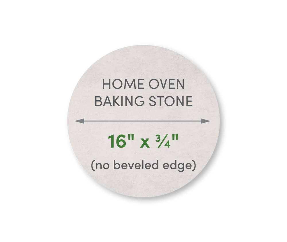 Home Oven Baking Stone 16" Diameter - FibraMent
