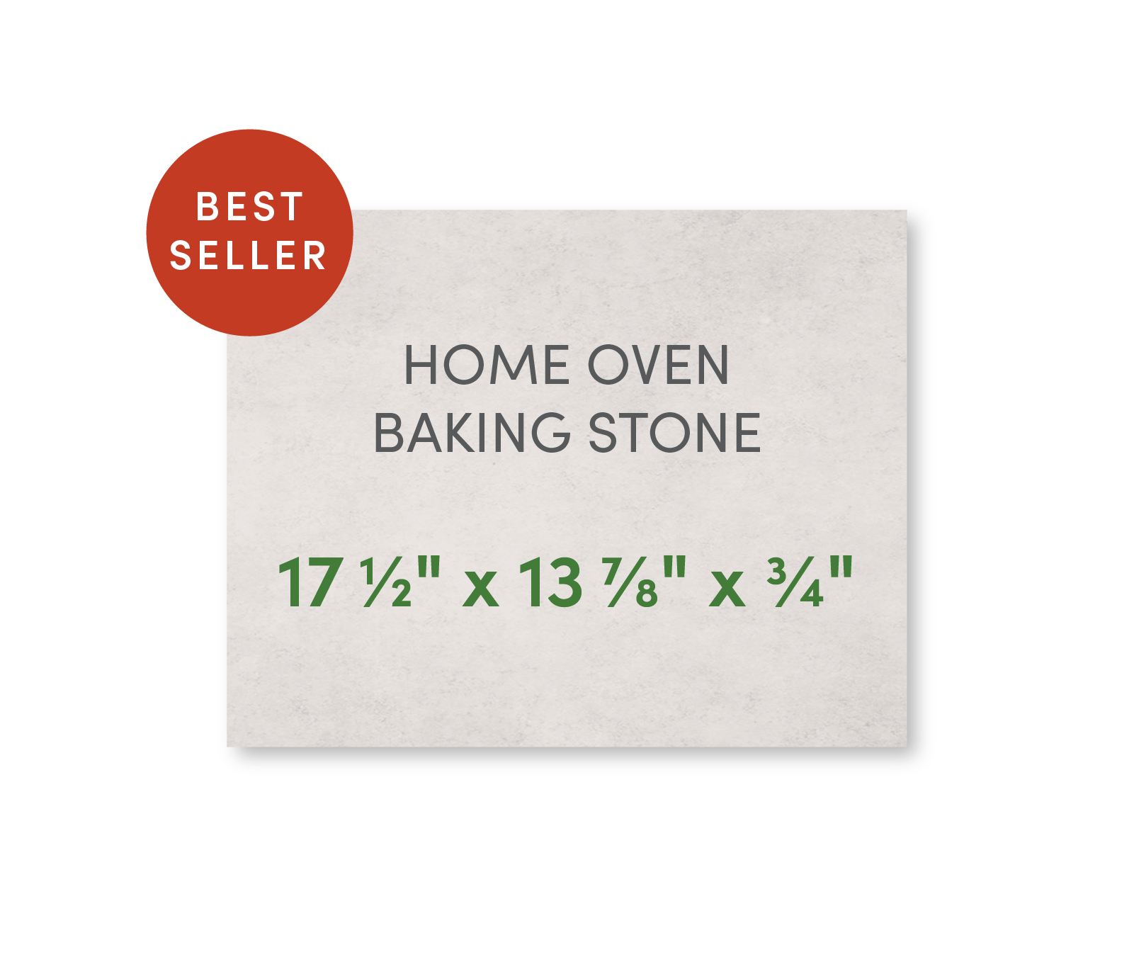 Home Oven Baking Stone 17 1/2" x 13 7/8"