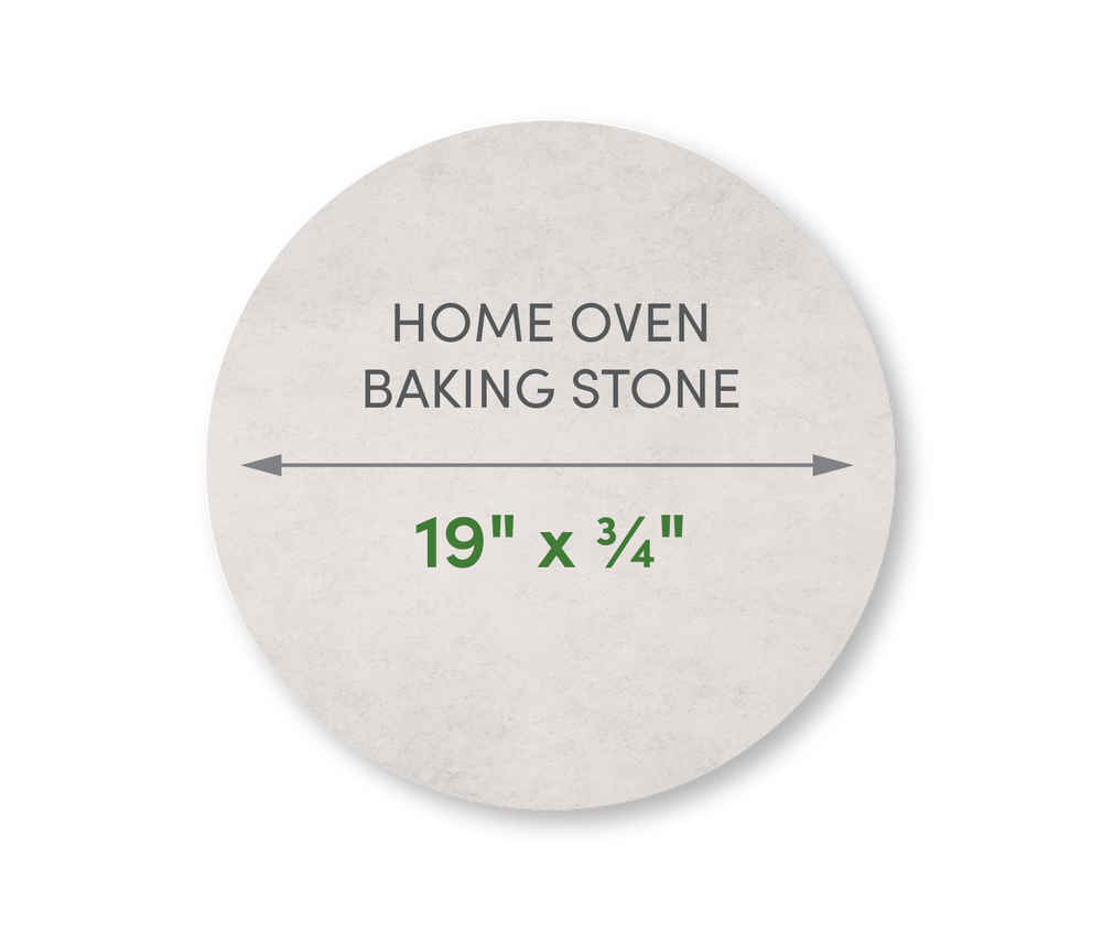 Home Oven Baking Stone 19" Diameter - FibraMent