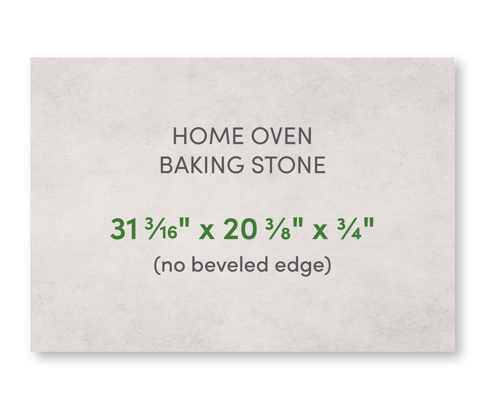 Home Oven Baking Stone 31 3/16" x 20 3/8" - FibraMent