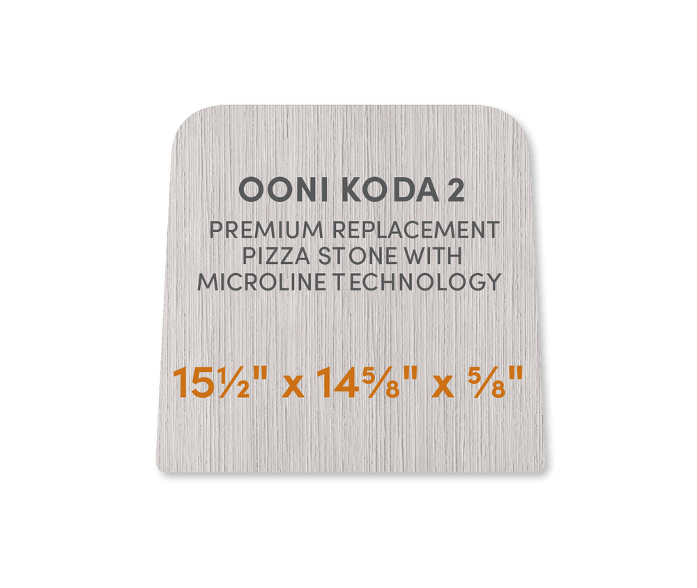 Ooni Koda 2 - Premium Replacement Pizza Stone with MicroLine Technology - FibraMent