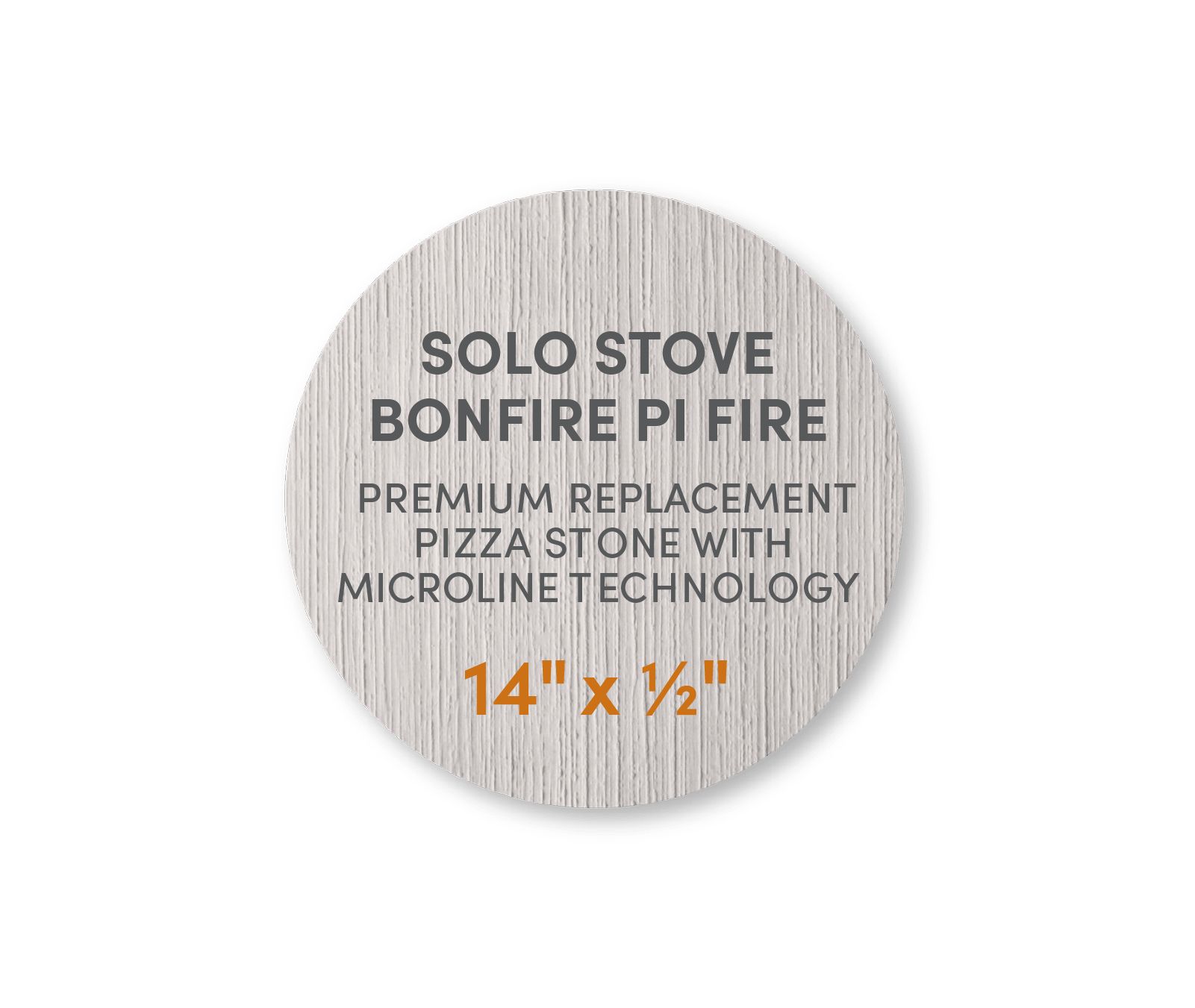 Solo Stove Bonfire Pi Fire - FibraMent Premium Replacement Pizza Stone with MicroLine Technology® - FibraMent