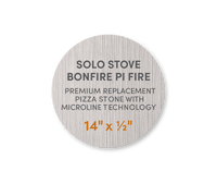 Solo Stove Bonfire Pi Fire - FibraMent Premium Replacement Pizza Stone with MicroLine Technology® - FibraMent