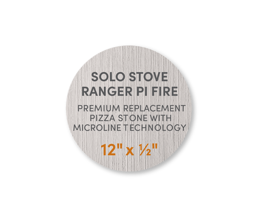 Solo Stove Ranger Pi Fire - FibraMent Premium Replacement Pizza Stone with MicroLine Technology® - FibraMent